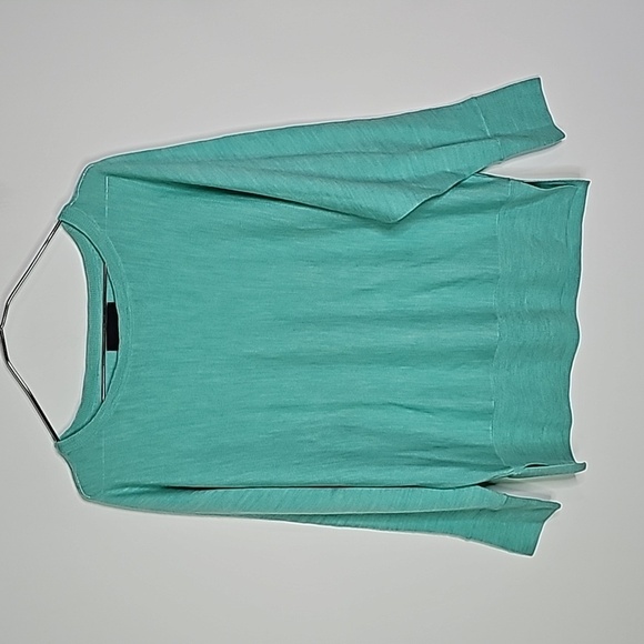 Cynthia Rowley medium teal long sleeve shirt - Picture 1 of 6
